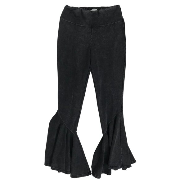 Vintage Earthbound Gray Boho Fairy Grunge Hippie Flared Bell Bottom Pants / S - Picture 5 of 7